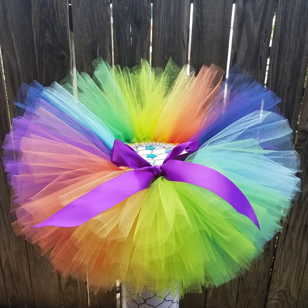 RAINBOW GIRL TUTU